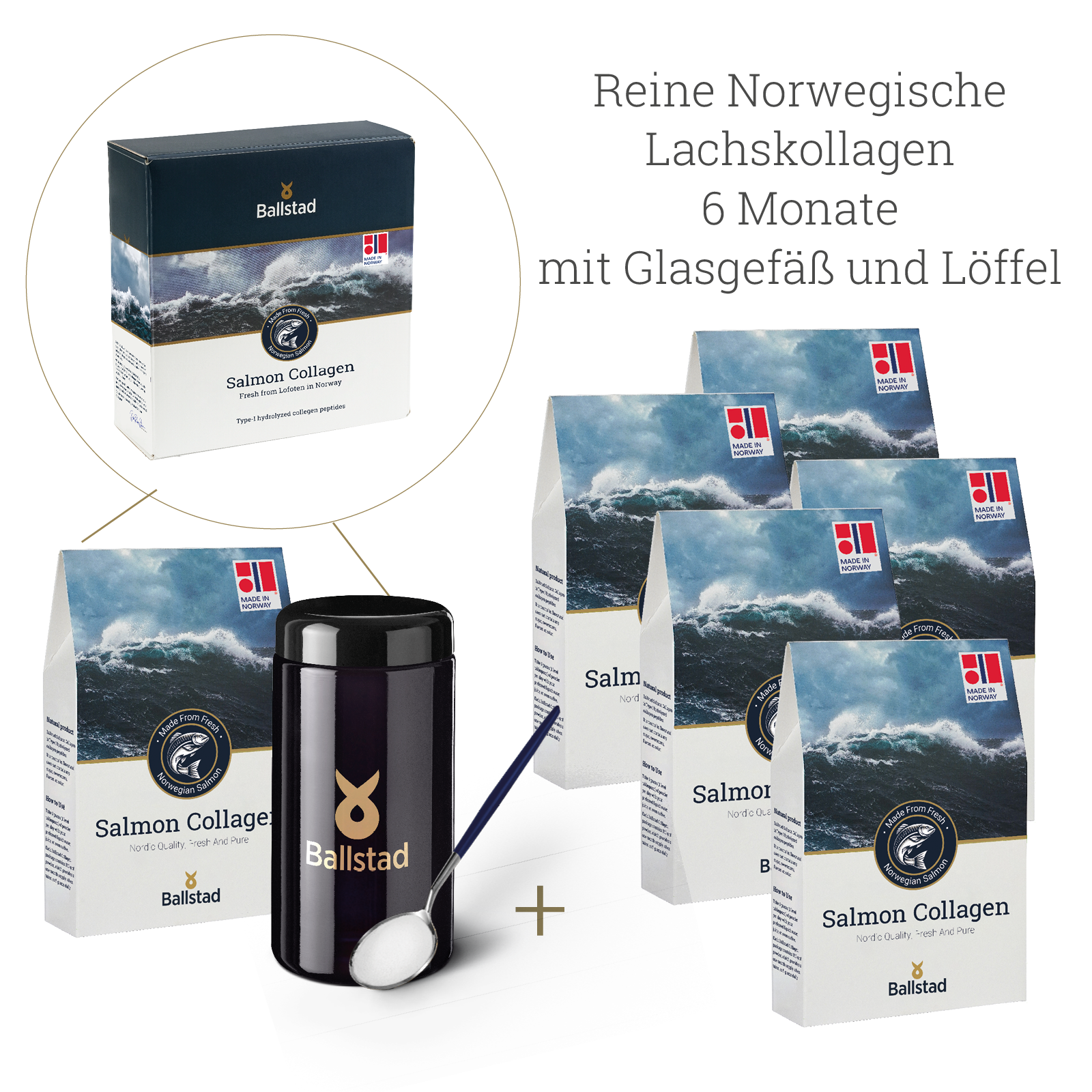 Lachskollagen - 6 Monate