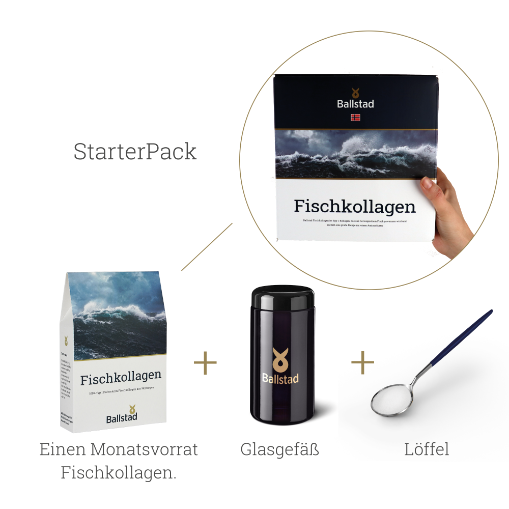 Reine Norwegische Fisch-Kollagenpeptide - 1 Monat