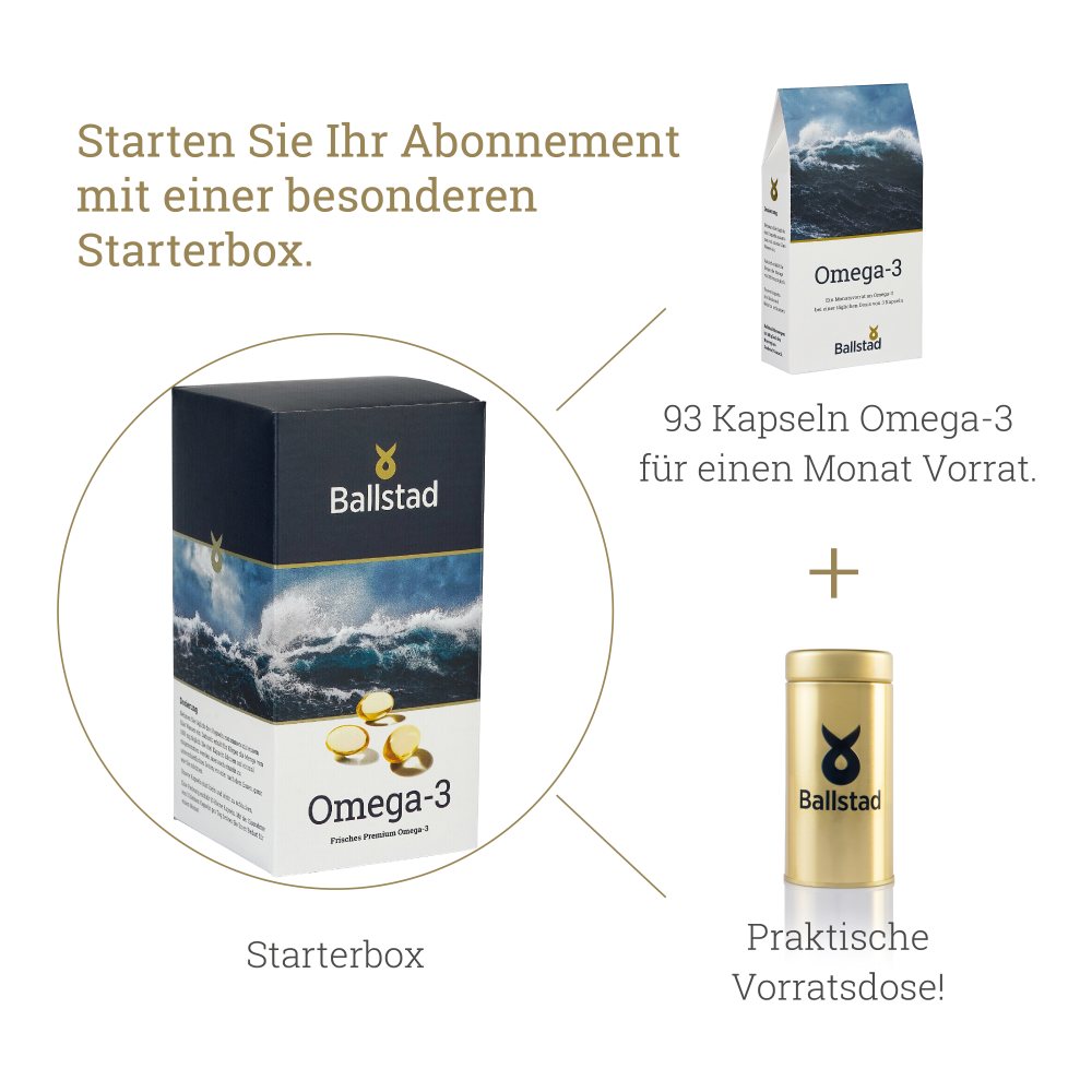 Ballstad Omega-3 Essayez un mois gratuit*