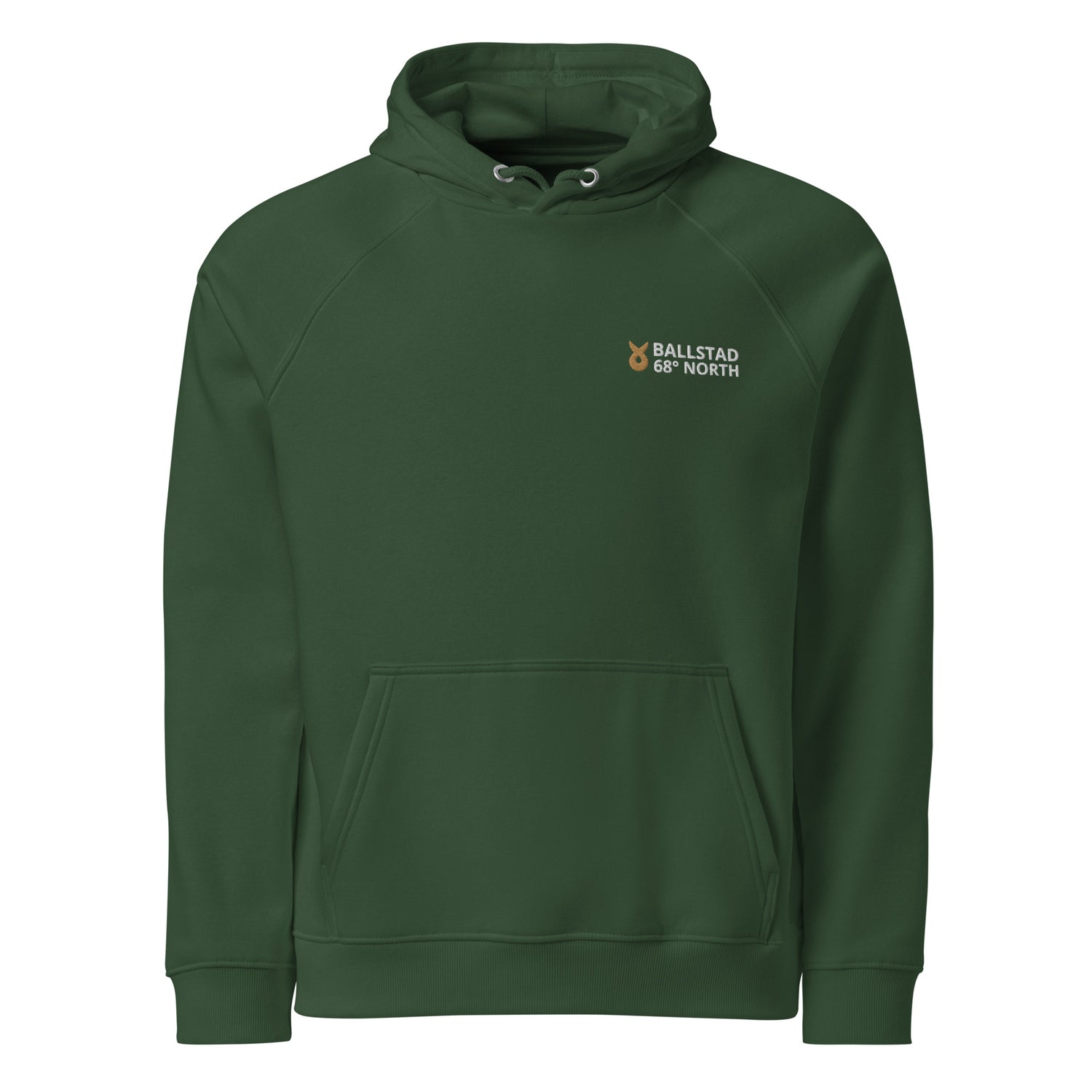 Ballstad X - 68° North - Unisex Bio-Raglan-Hoodie