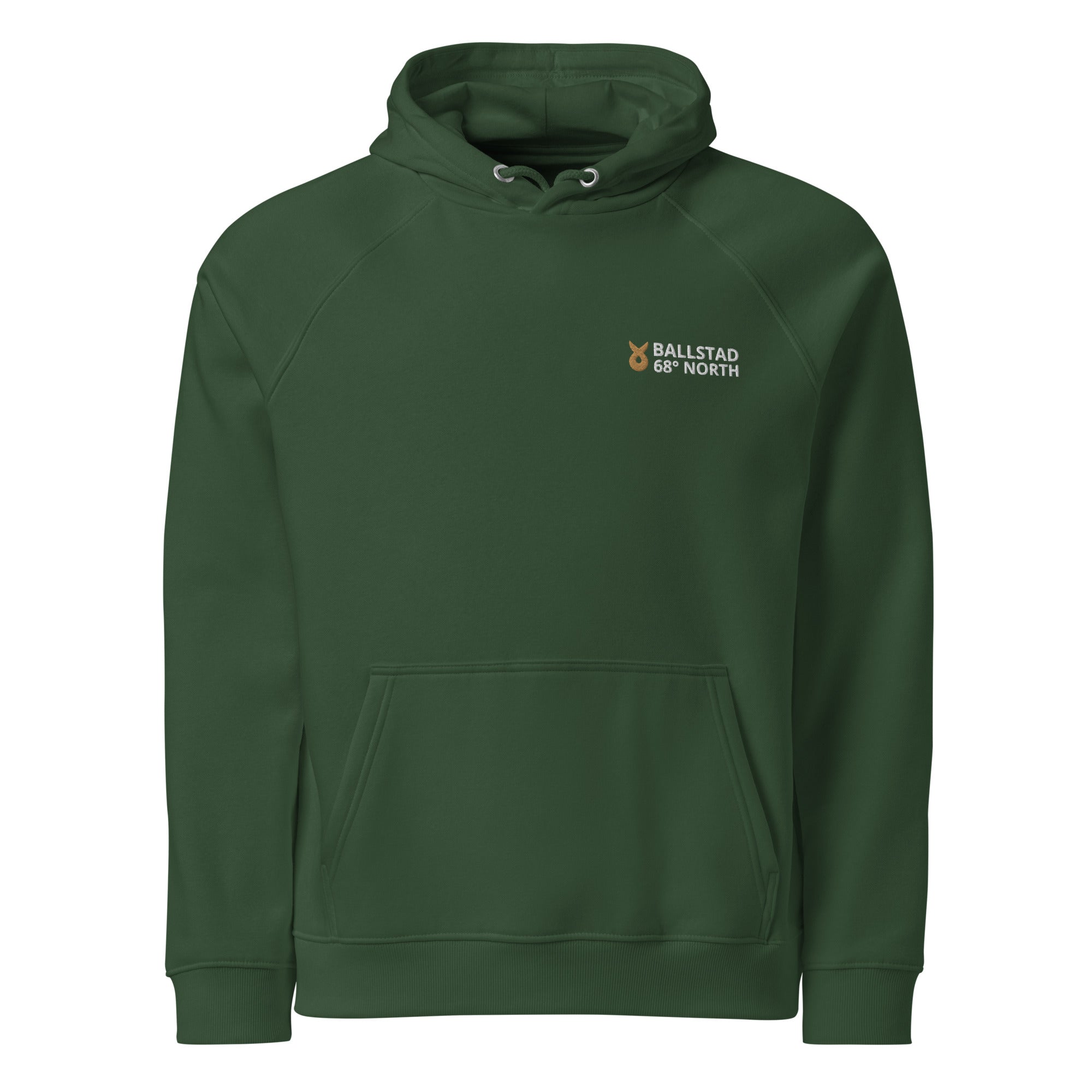 Ballstad X - 68° North - Unisex Bio-Raglan-Hoodie