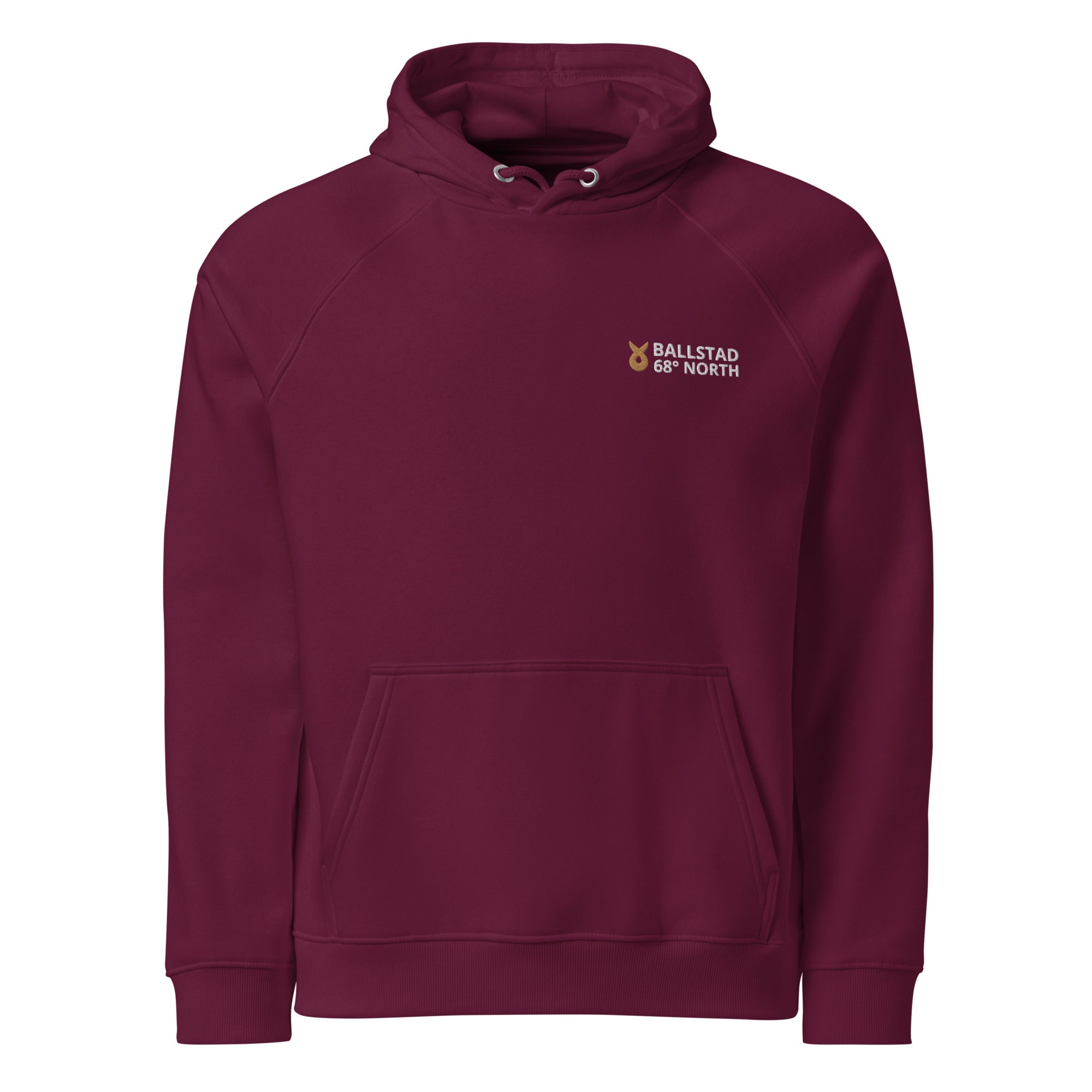 Ballstad X - 68° North - Unisex Bio-Raglan-Hoodie