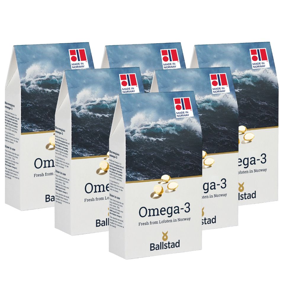 Frische Omega-3 Fischöl-Kapseln - 6 Monat