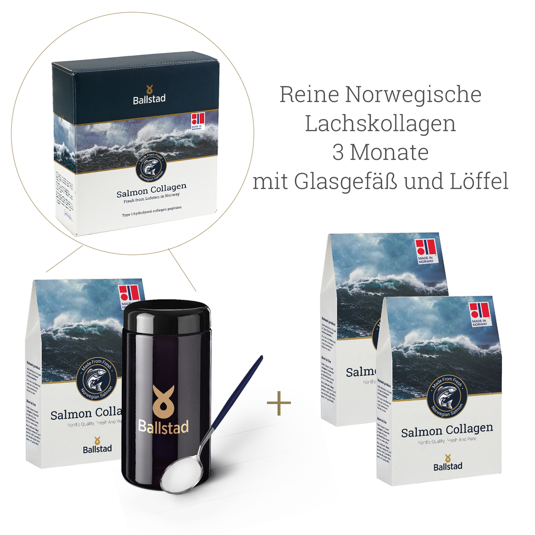 Lachskollagen - 3 Monate