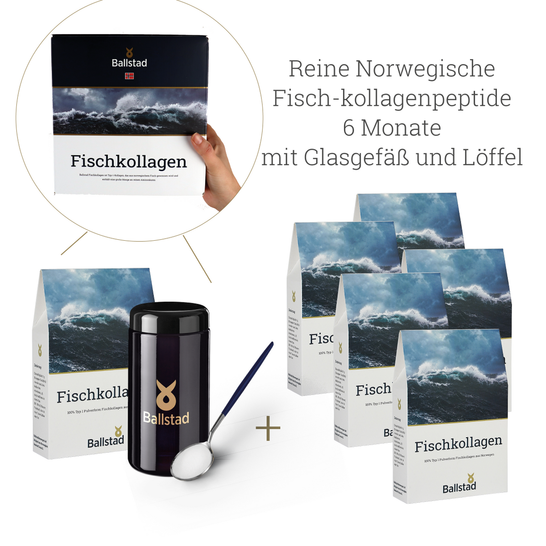 Pure Norwegian Fish Collagen Peptides - 6 Months