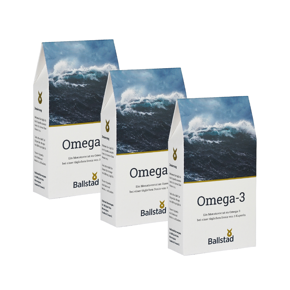Frische Omega-3 Fischöl-Kapseln - 3 Monat