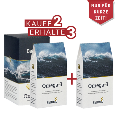 Kaufe 2 Erhalte 3 - Frische Omega-3 Fischöl-Kapseln