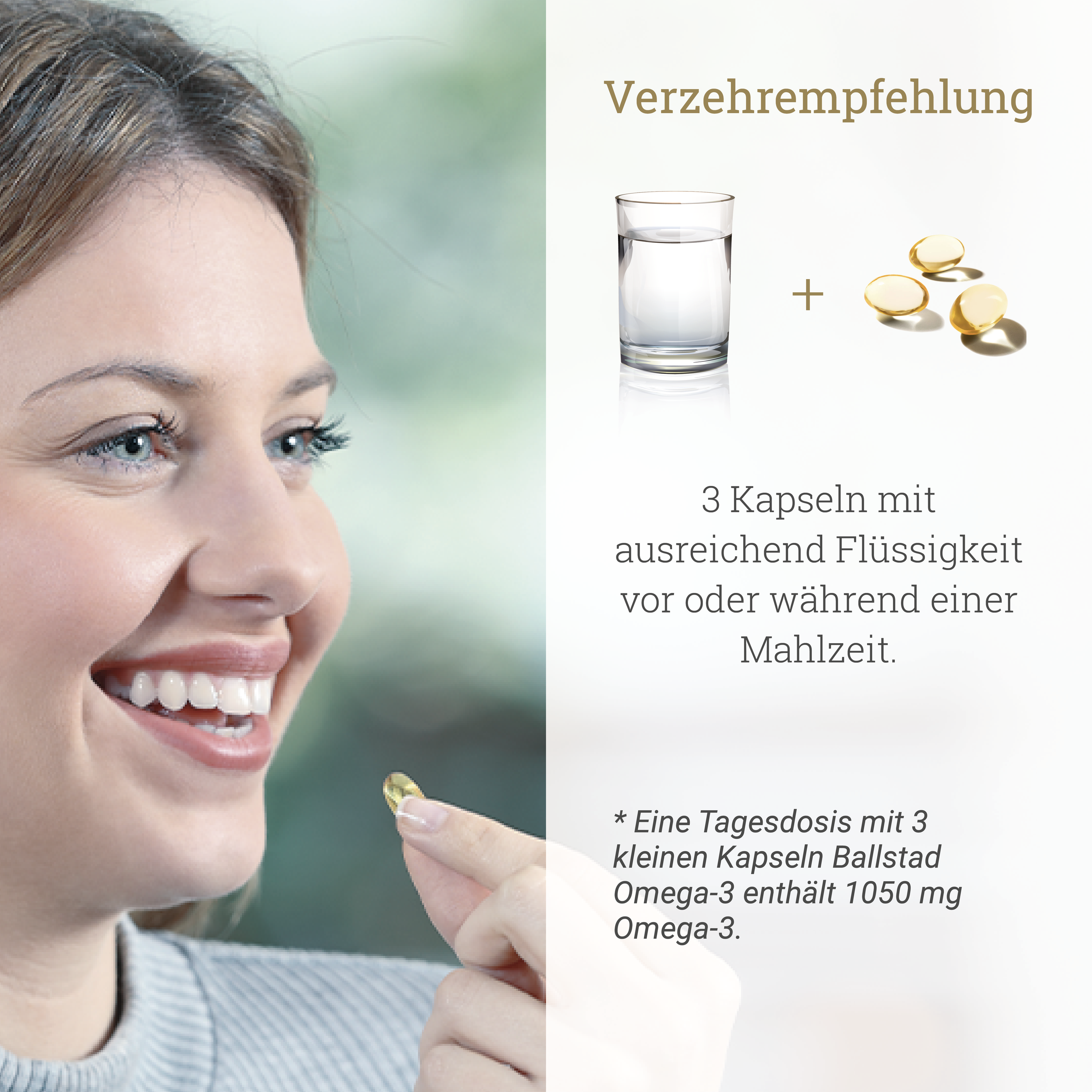 Frische Omega-3 Fischöl-Kapseln - 1 Monat
